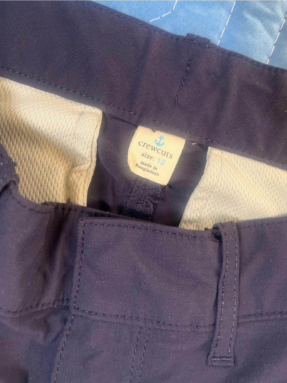 Crewcuts • JCREW • boys • sz: 12 • golf shorts • navy • preppy • quick-dry •